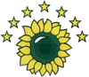 Избирательный знак Экологической партии Молдовы «Alianta Verde (Зеленый альянс)» (ЭПМЗА)