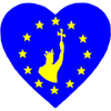 Избирательный знак Христианско-демократической народной партии (ХДНП)