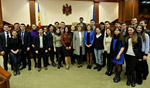 Audienţii Şcolii Tânărului Lider Politic au vizitat Parlamentul Republicii Moldova