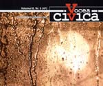 Publicarea ediţiei nr. 5 a revistei Vocea civică, perioada septembrie–octombrie 2002