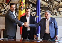 PLDM, PDM şi PL au semnat Acordul de constituire a AIE-3